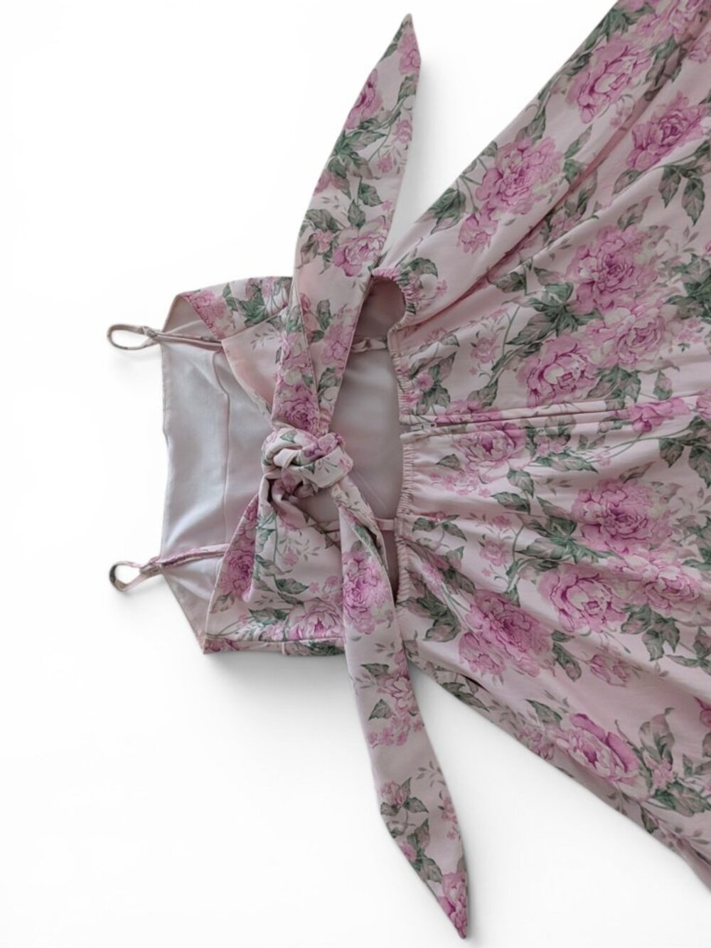 Altar'd State Pink Rose Floral Mini Dress Size M EUC - Picture 5 of 9